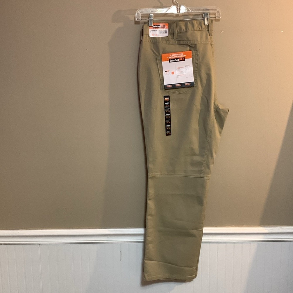 Timberland Pro Men's Straight Fit 46X32 Khaki Work Technical Gorpcore Pants - Picture 2 of 12